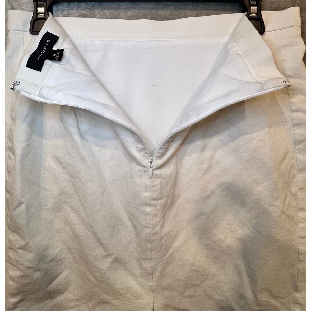Ann Taylor Women’s Pencil Skirt Size 8 Off White Professional Office Workwear - Picture 3 of 10
